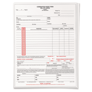 Hazmat Bills of Lading, Laser, Packages of 100 - ICC Canada