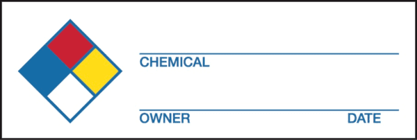 NFPA Write-On Label, 3" x 1", Gloss Paper, 500/Roll - ICC Canada