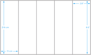 Blank Paper Label, 8.5" x 2.8", 500/Pack - ICC Canada