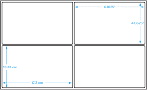 Blank Vinyl Label, 4.0625" x 6.8125", 400/Pack - ICC Canada