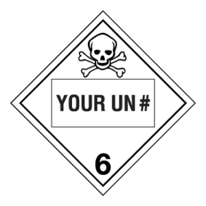 Hazard Class 6.1 - Poison, Tagboard, Custom - ICC Canada