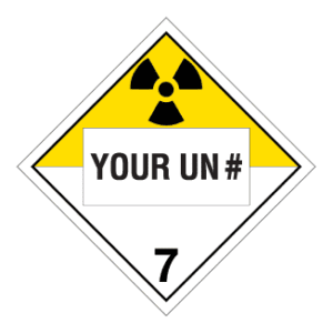 Hazard Class 7 - Radioactive Materials, Tagboard, Custom - ICC Canada