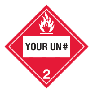 Hazard Class 2.1 - Flammable Gas, Tagboard, Custom - ICC Canada