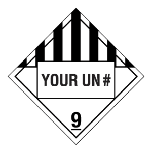 Hazard Class 9 - Miscellaneous Dangerous Goods, Tagboard, Custom - ICC Canada