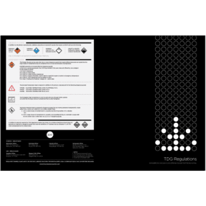 TDG Clear Language Placarding Chart, English - ICC Canada