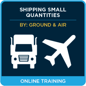 Shipping Small Quantities by Ground (49 CFR) and Air (IATA) - Online Training - ICC Canada