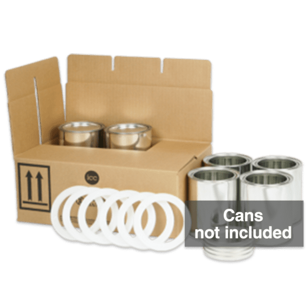 4G UN Quart Can Shipping Kit - 6 x 1 Quart (without cans) - ICC Canada