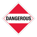 Dangerous, Removable Self-Stick Vinyl, Placard