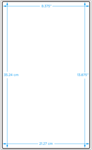 Blank Polyester Label, 8.375" x 13.875", 100/Pack - ICC Canada