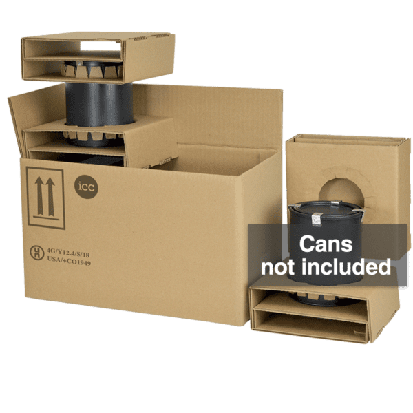 UN 4G Plastic Can Shipping Kit - 2 x 1 litre - ICC Canada