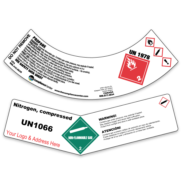Cylinder Labels - ICC Canada