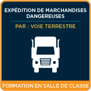 Expédition de marchandises dangereuses par voie terrestre (TMD) - Formation en classe de 2 jours (français) - ICC Canada
