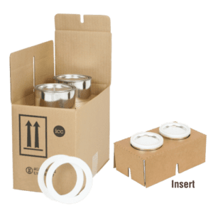 4G UN Can Shipping Kit - 2 x 1 Quart (with cans & Ringloks) - ICC Canada