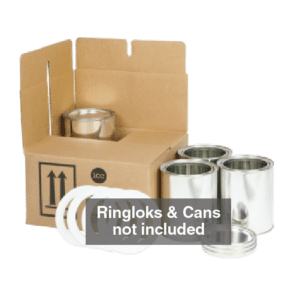 4G UN Quart Can Shipping Kit  - 4 x 1 Quart (without cans) - ICC Canada