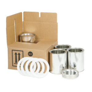 4G UN Can Shipping Kit - 4 x 1 Quart (with cans & Ringloks) - ICC Canada