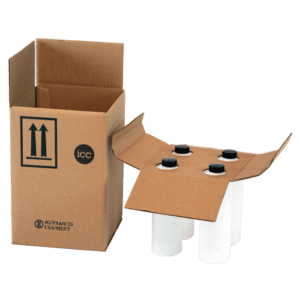 UN 4G Plastic Bottle Shipping Kit - 4 x 32 oz - ICC Canada