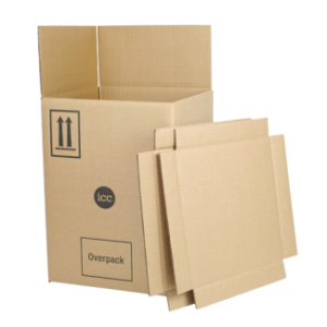 Overpack Box with die cut handles - 5 Gallon - ICC Canada