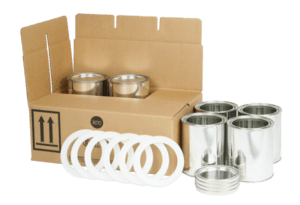 4G UN Quart Can Shipping Kit - 6 x 1 Quart (with cans) - ICC Canada