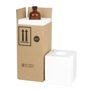 4G UN Glass Bottle Shipping Kit - 8 oz - ICC Canada