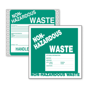 Non-Hazardous Waste Labels