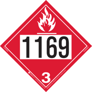UN 1169, Hazard Class 3 - Flammable Liquid, Permanent Self-Stick Vinyl - ICC Canada