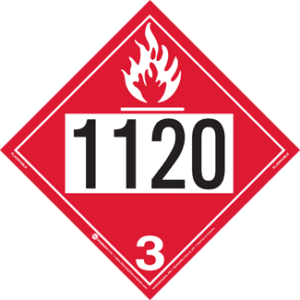 UN 1120, Hazard Class 3 - Flammable Liquid, Rigid Vinyl - ICC Canada