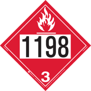 UN 1198, Hazard Class 3 - Flammable Liquid, Rigid Vinyl - ICC Canada