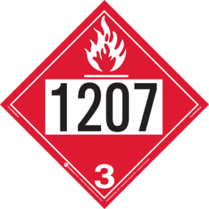 UN 1207, Hazard Class 3 - Flammable Liquid, Rigid Vinyl - ICC Canada