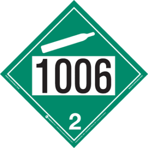 UN 1006, Hazard Class 2 - Non-Flammable Gas, Rigid Vinyl - ICC Canada