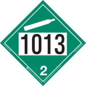 UN 1013, Hazard Class 2 - Non-Flammable Gas, Rigid Vinyl - ICC Canada