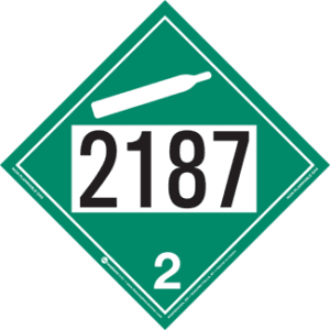 UN 2187, Hazard Class 2 - Non-Flammable Gas, Rigid Vinyl - ICC Canada