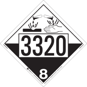 UN 3320, Hazard Class 8 - Corrosives, Rigid Vinyl - ICC Canada