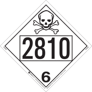 UN 2810, Hazard Class 6 - Poison, Rigid Vinyl - ICC Canada