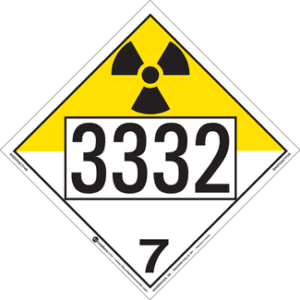 UN 3332, Hazard Class 7 - Radioactive Materials, Rigid Vinyl - ICC Canada
