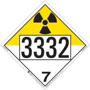 UN 3332, Hazard Class 7 - Radioactive Materials, Rigid Vinyl - ICC Canada