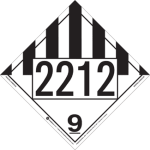 UN 2212, Hazard Class 9 - Miscellaneous Dangerous Goods, Rigid Vinyl - ICC Canada