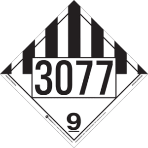 UN 3077, Hazard Class 9 - Miscellaneous Dangerous Goods, Rigid Vinyl - ICC Canada
