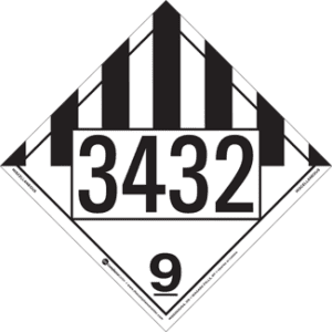 UN 3432, Hazard Class 9 - Miscellaneous Dangerous Goods, Rigid Vinyl - ICC Canada