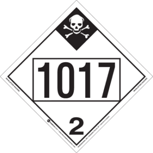 UN 1017, Hazard Class 2 - Inhalation Hazard, Rigid Vinyl - ICC Canada
