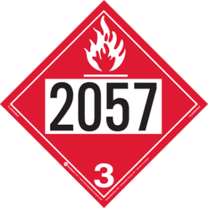UN 2057, Hazard Class 3 - Flammable Liquid, Tagboard - ICC Canada