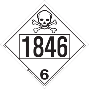 UN 1846, Hazard Class 6 - Poison, Tagboard - ICC Canada