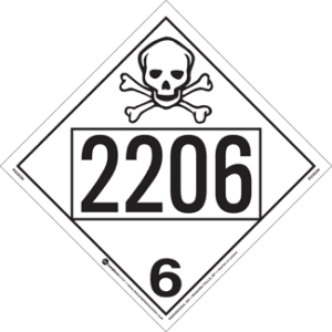 UN 2206, Hazard Class 6 - Poison, Tagboard - ICC Canada