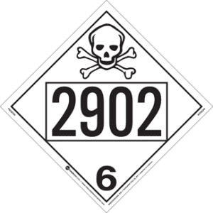 UN 2902, Hazard Class 6 - Poison, Tagboard - ICC Canada