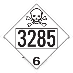 UN 3285, Hazard Class 6 - Poison, Tagboard - ICC Canada