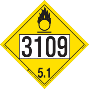 UN 3109, Hazard Class 5 - Oxidizer, Tagboard - ICC Canada
