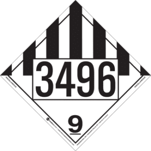 UN 3496, Hazard Class 9 - Miscellaneous Dangerous Goods, Tagboard - ICC Canada