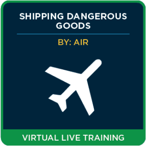 Shipping Dangerous Goods by Air (IATA) - Virtual Live 3 Day Training - ICC Canada