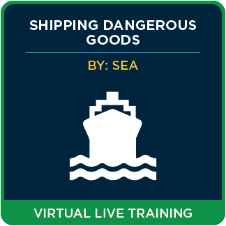 Shipping Dangerous Goods by Sea (IMDG) – Virtual Live 1 Day Initial/Refresher Training - Vancouver, BC