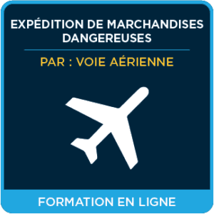 Expédition de marchandises dangereuses par voie aérienne (IATA) - Formation en ligne (français) - ICC Canada