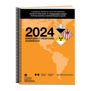 2024 Emergency Response Guide (ERG) Spiral Bound, English, 4" x 6" - ICC Canada